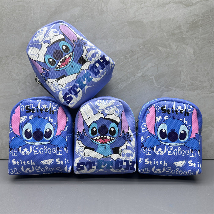 Wholesale Mini backpack, coin purse, blue long ear headphones, keychain