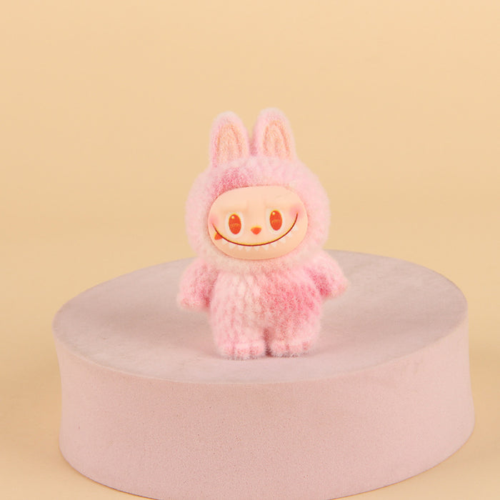 Wholesale Creative Resin Flocked Keychain