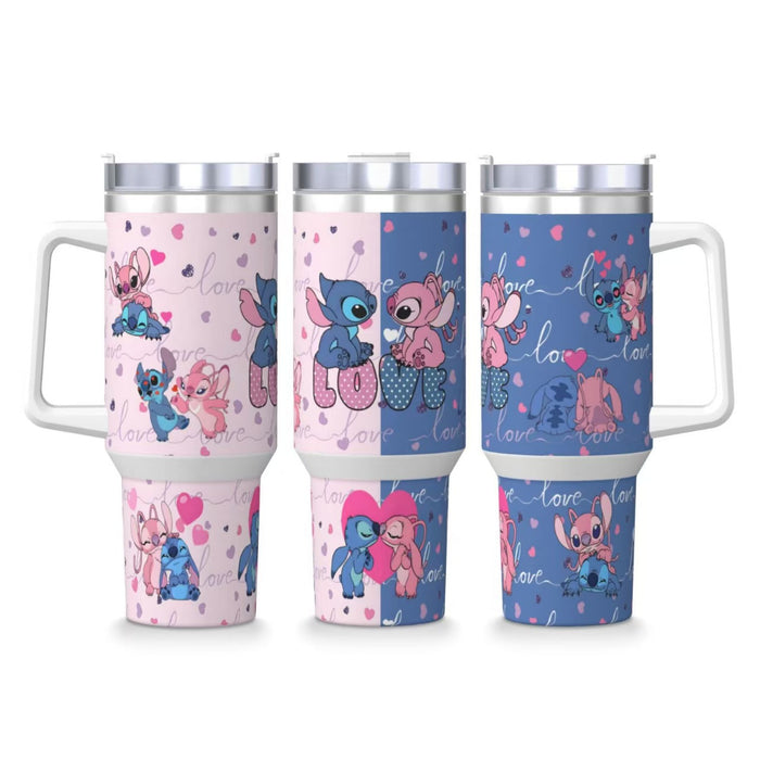 Wholesale 40oz tumbler ice bullies cup Portable insulated mug with handle