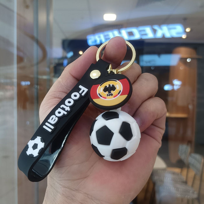 Wholesale Cartoon Football Commemorative Keychain