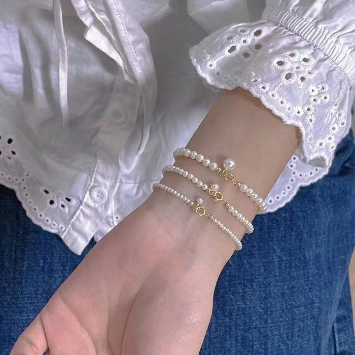 Wholesale Natural pearl bracelet, women's hand bead jewelry bracelet, jewelry bracelet