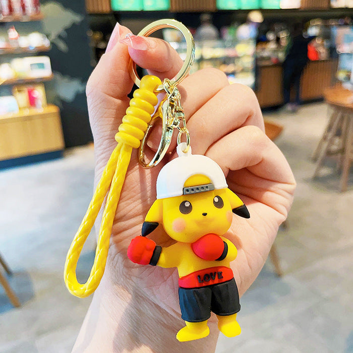 Wholesale Cute Cartoon Football PVC Keychain JDC-KC-LeZ005