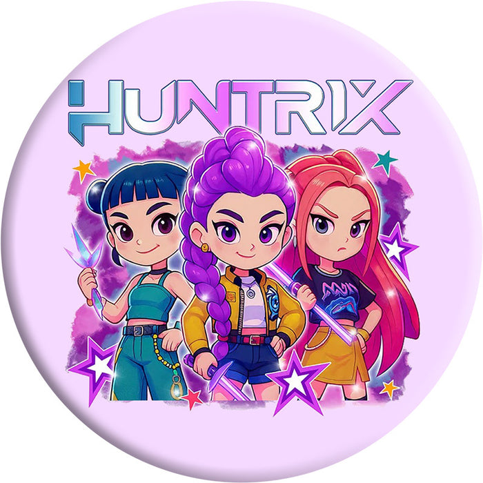 Wholesale Kpop Cartoon Tinplate Badge Mirror Keychain Pendant Peripheral