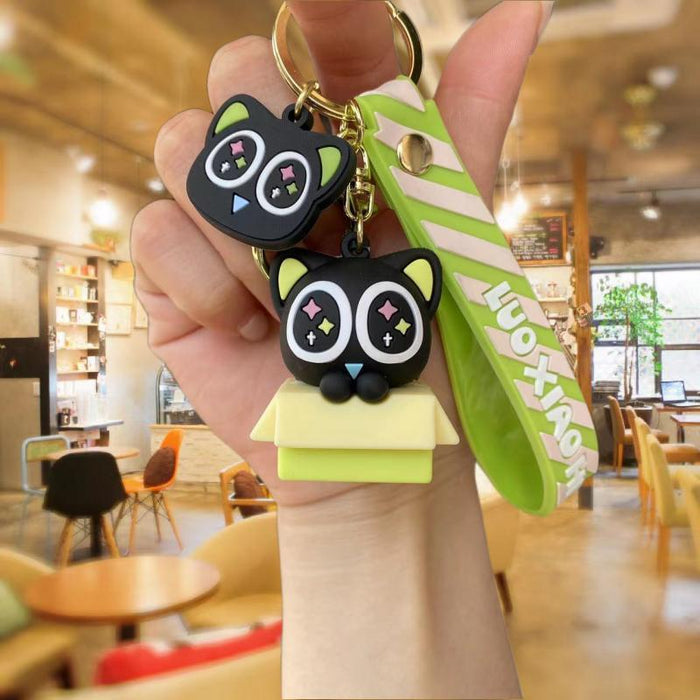 Wholesale Silicone Cartoon Doll Keychain JDC-KC-MingT203