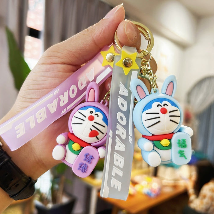 Wholesale PVC Cartoon Doll Keychain JDC-KC-WuYi186