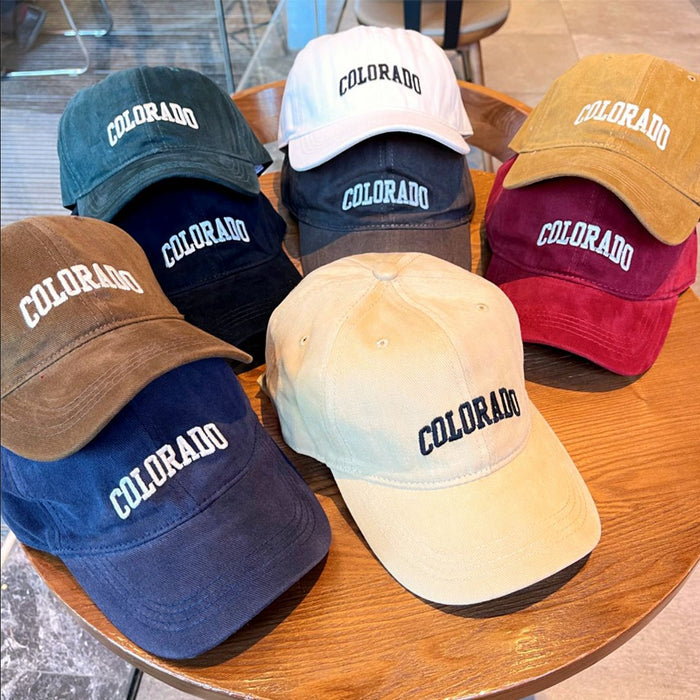 Wholesale Baseball cap embroidered versatile letter duckbill cap