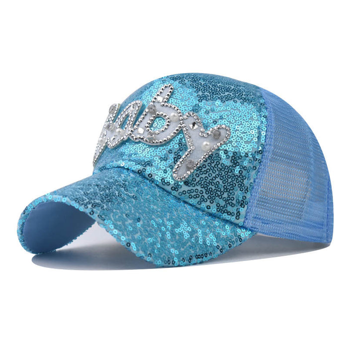 Wholesale Breathable Sequin Baseball Cap JDC-FH-ErXu004