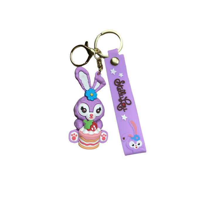 Wholesale Silicone Cartoon Doll Keychain JDC-KC-MingT213