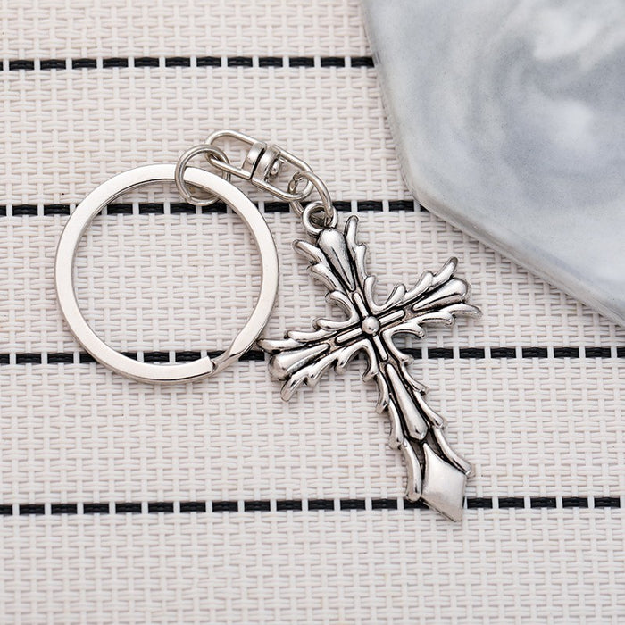 Wholesale Cross Vintage Zinc Alloy Keychains