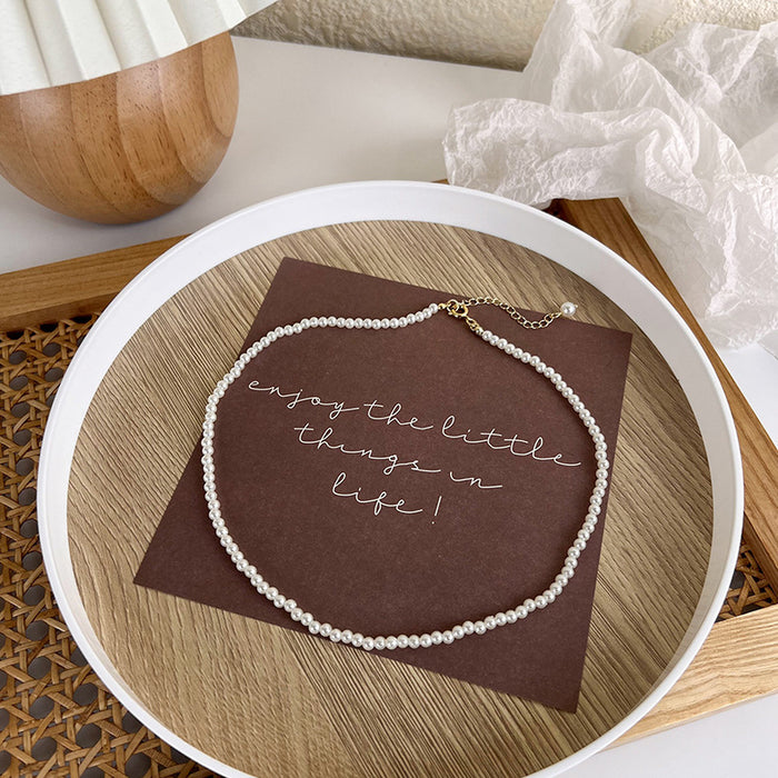 Wholesale Pearl minimalist collarbone chain new necklace necklace necklace