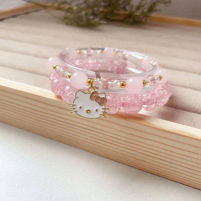 Wholesale Popcorn Beads  Crystal Bracelet Cute