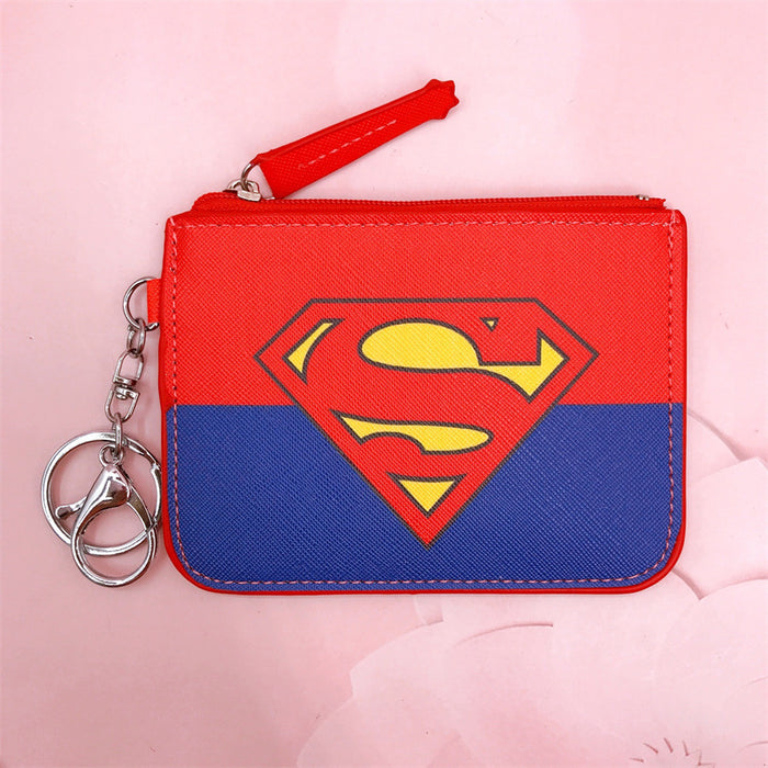 Wholesale PU Cartoon Printing with Key Ring Coin Card Holder JDC-WT-YaLL014