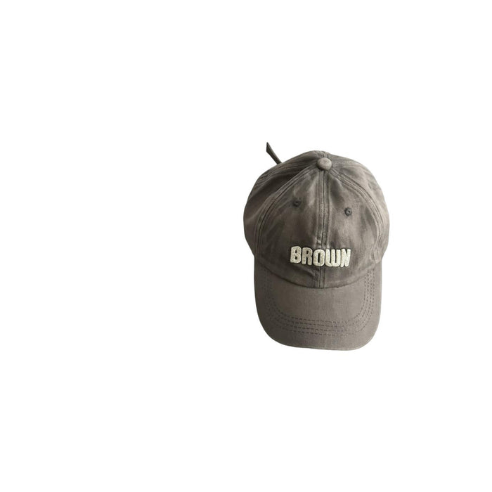 Wholesale Cute Bear Print Kids Baseball Cap Korean Retro Fashion Sun Hat For Boys Girls Outdoor Casual Adjustable Cap