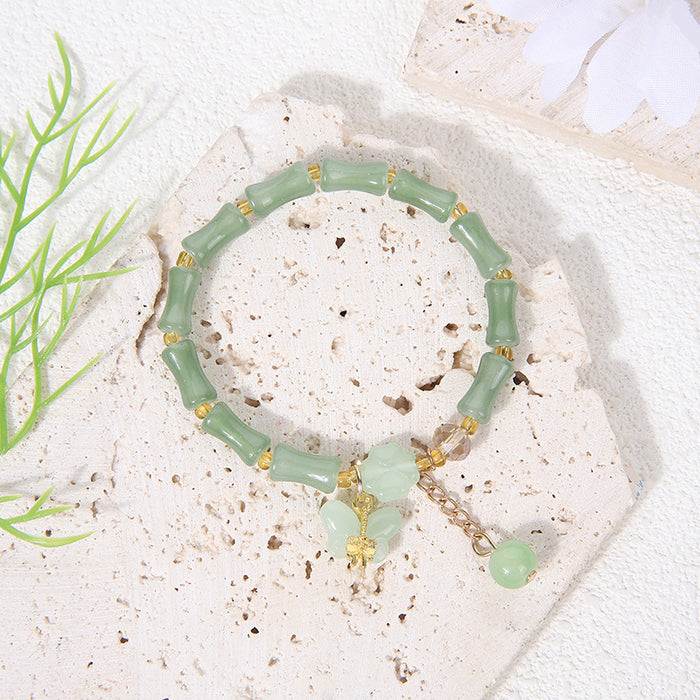 Wholesale Bamboo bracelet high bracelet peace buckle jade gourd bracelet jewelry