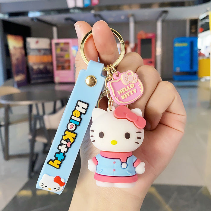 Wholesale PVC Cartoon Doll Keychain JDC-KC-NLu012