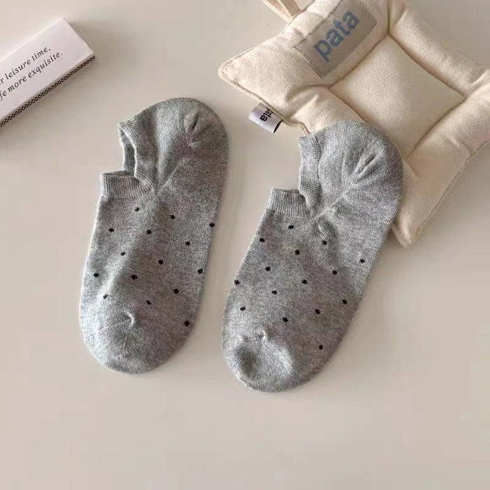 Wholesale Socks, short socks, shallow mouth pure cotton invisible socks, solid color, no shedding, versatile, breathable boat