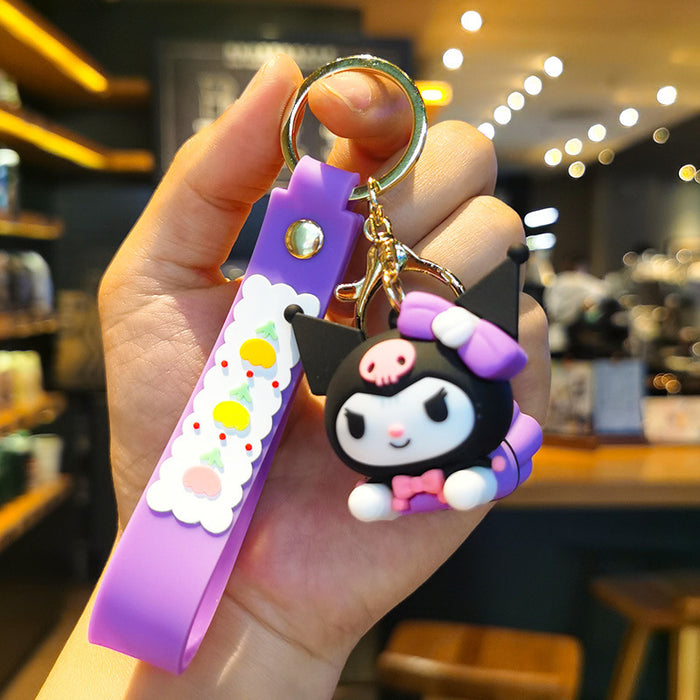 Wholesale Cartoon 3D Doll Rubber Keychain JDC-KC-Tingm049