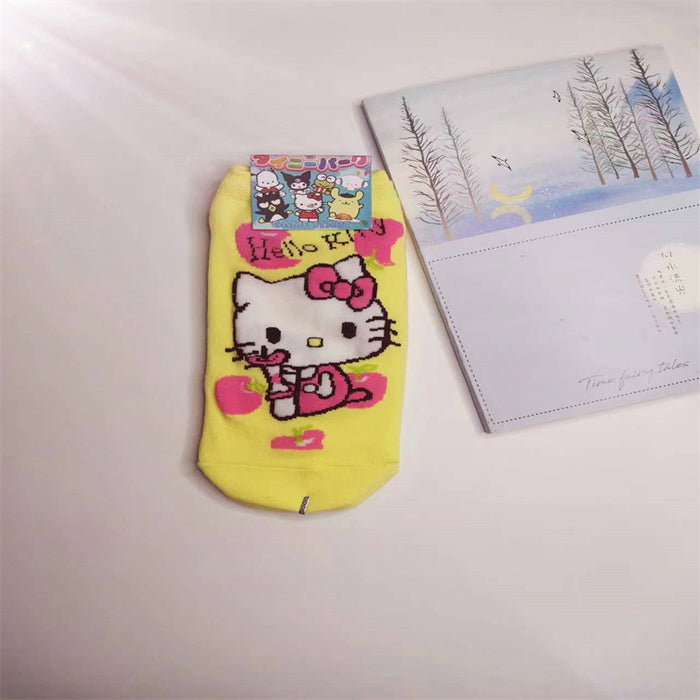 Wholesale Cotton Cartoon Short Socks JDC-SK-Xiasi005