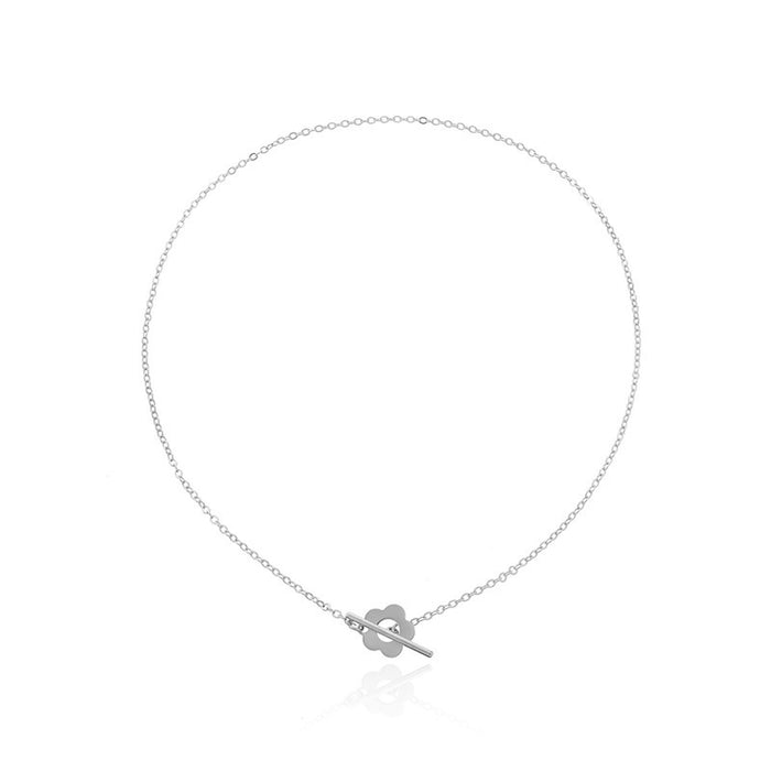 Wholesale New Jewelry Colored Crystal Glass Bead Chain OT Buckle Necklace Neck Chain Collar