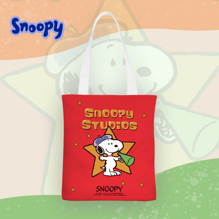 Wholesale Cute cartoon pattern canvas shoulder bags
