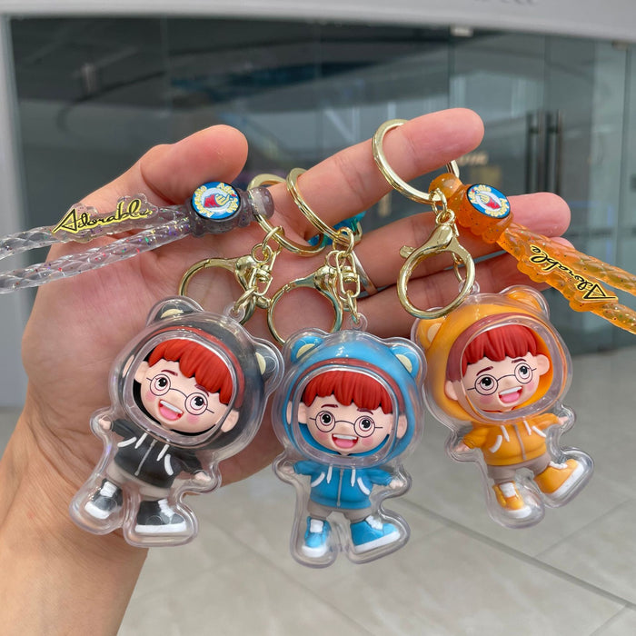 Wholesale Couple keychain, car keychain, cute doll, backpack pendant, exquisite small gift