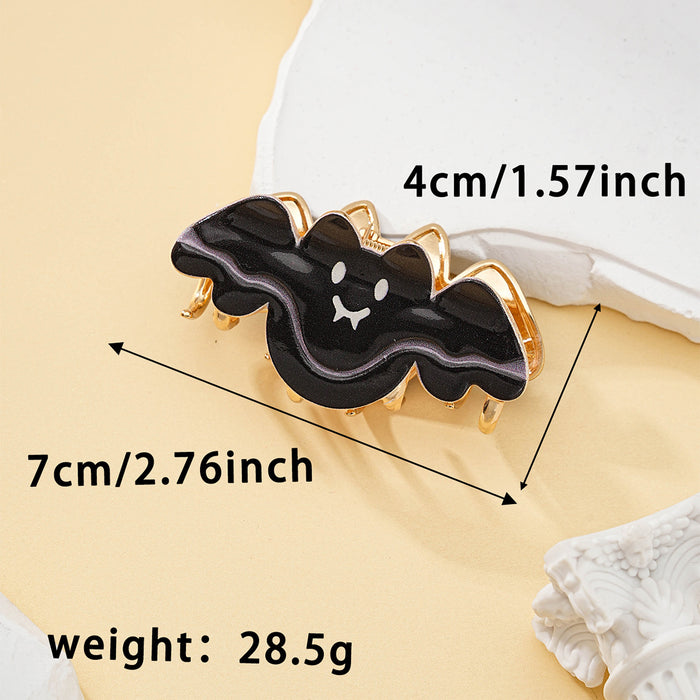 Wholesale  Bat Claw Hair Clip Cute Funny Ghost Motif Zinc Alloy Hair Gripper Boutique Resale Gift