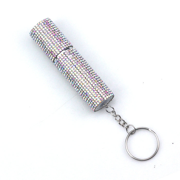 Wholesale Stylish 10Ml Rhinestone Perfume Bottle Pendant Portable Fashion Jewelry Accessory Gift Resale