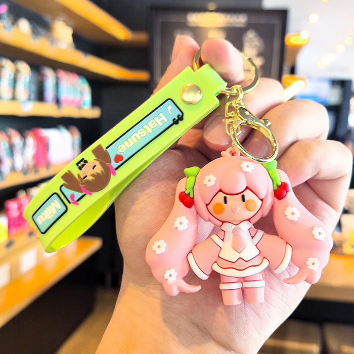 Wholesale Cute Cartoon Creative Pvc Doll  Pendant Keychain