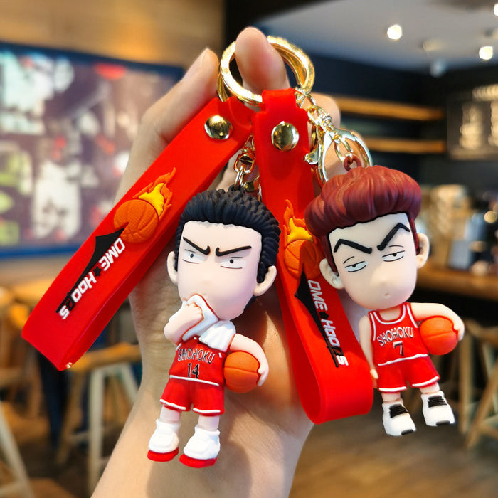 Wholesale Cartoon Doll Silicone Keychain JDC-KC-Tingm276