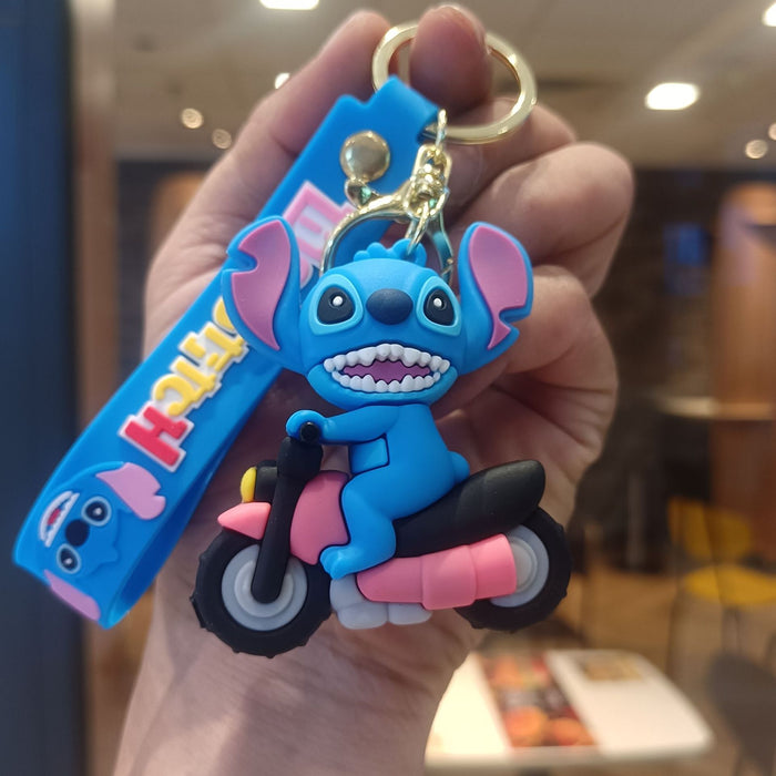 Wholesale Cartoon keychain figurine costume pendant student backpack keychain claw machine small gift