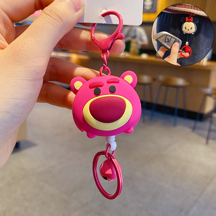 Wholesale Silicone Cartoon Doll Keychain JDC-KC-YY095