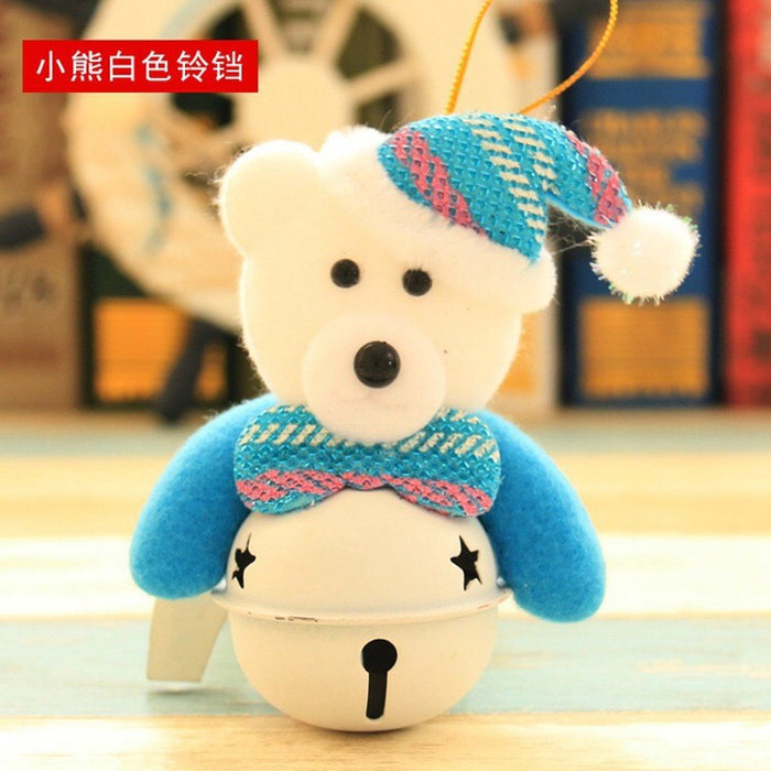 Wholesale Christmas decorations Christmas tree small pendant old man doll holding bells Christmas holiday decorations small gifts