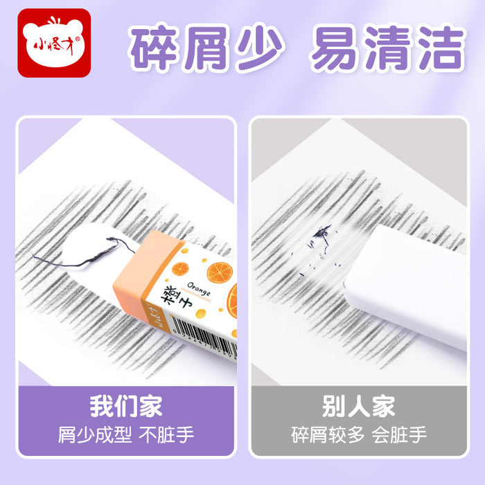 Wholesale 45pcs/box Jelly Sandwich Eraser Clean No Marks Cut Cute Fruit Cartoon Children' s Kindergarten Prize Gift