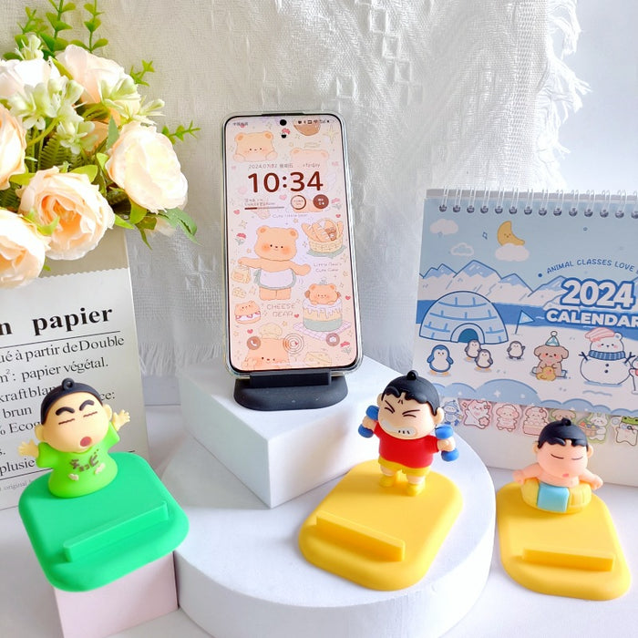 Wholesale PVC Cartoon Doll Mobile Phone Holder JDC-PS-MingT023