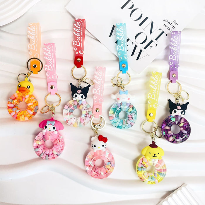 Wholesale Cartoon Doll Silicone Keychain JDC-KC-MingT259