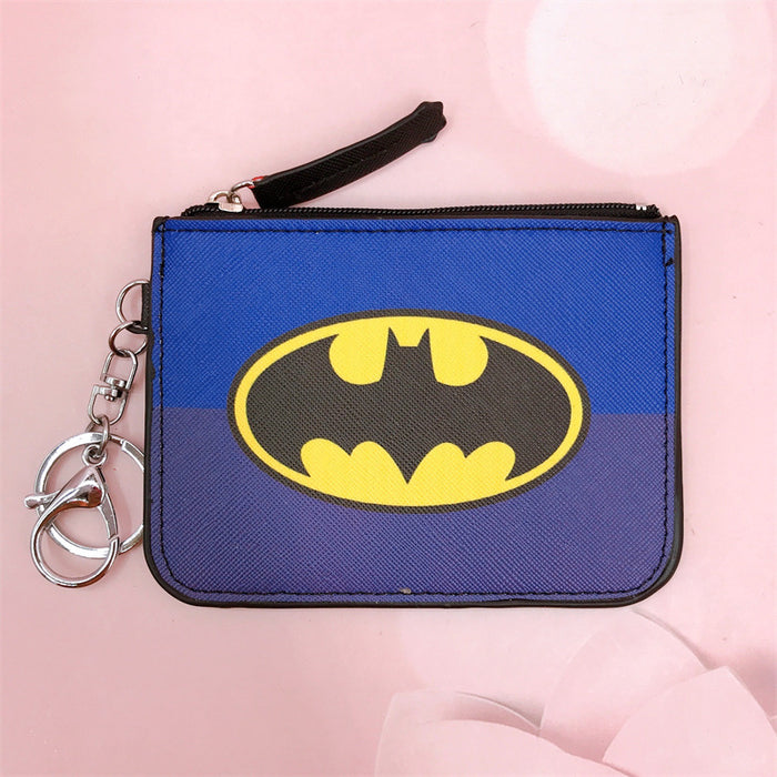 Wholesale PU Cartoon Printing with Key Ring Coin Card Holder JDC-WT-YaLL014