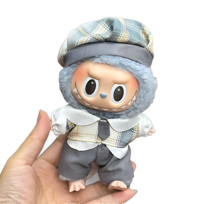 Wholesale 17cm plush replacement set for mini doll clothing