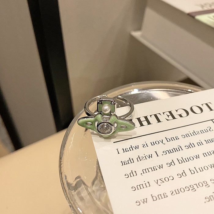 Wholesale European and American fashionable open mouth ring versatile, niche design, high-end and personalized temperament ring