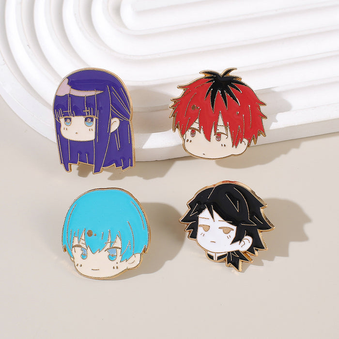 Wholesale Trendy Anime Cartoon Metal Brooch Pin Decorative Accent For Women