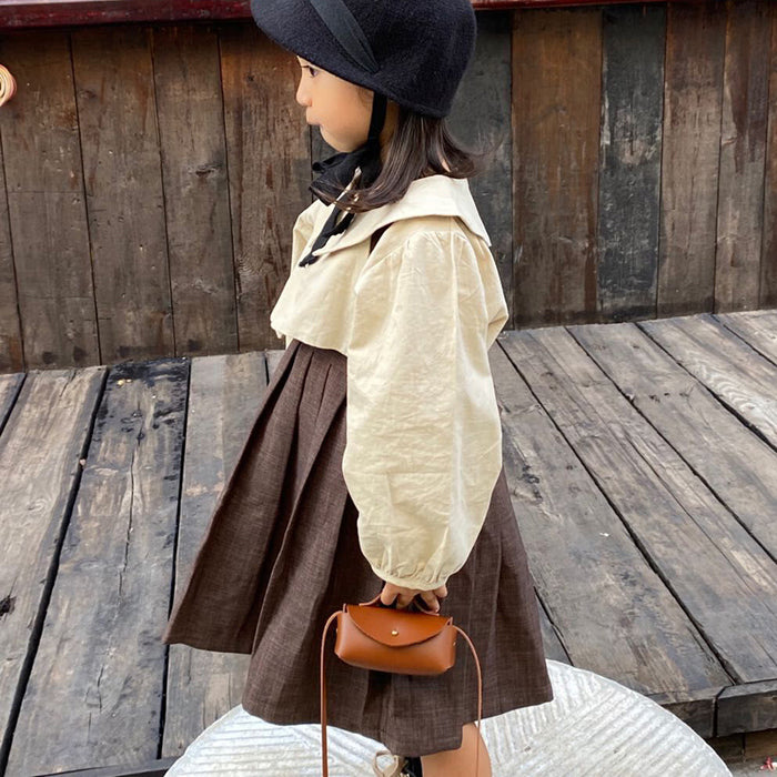 Wholesale Children's bag retro concave design crossbody bag super baby coin purse