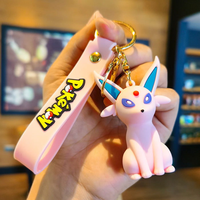 Wholesale Cartoon Doll Silicone Keychain JDC-KC-Tingm137