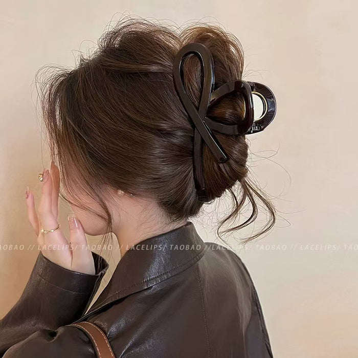 Wholesale Acrylic Grab Clip Hair Large Shark Hairpin Women's Back of Head Hair Accessories