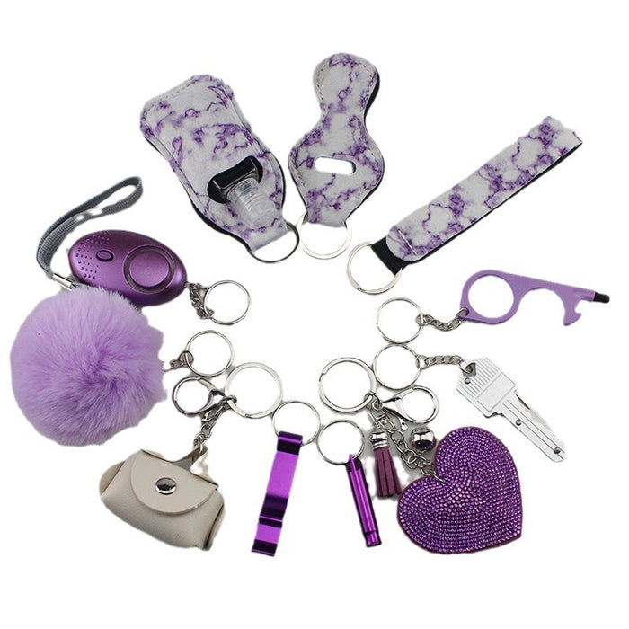 Wholesale Multifunctional Metal DIY 11-piece Keychain Set JDC-KC-TouMS080