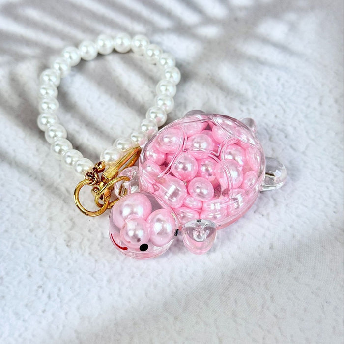 Wholesale Oil-filled quicksand turtle keychain