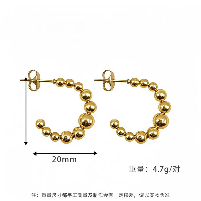 Wholesale Earrings, fashionable and high-end earrings, titanium steel earrings