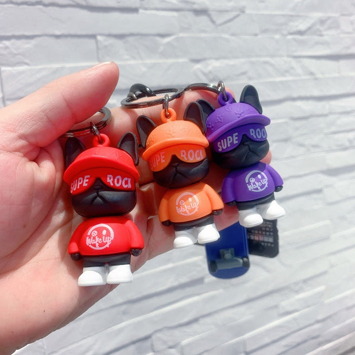 Wholesale PVC bullfight cartoon key chain JDC-KC-JuJi020