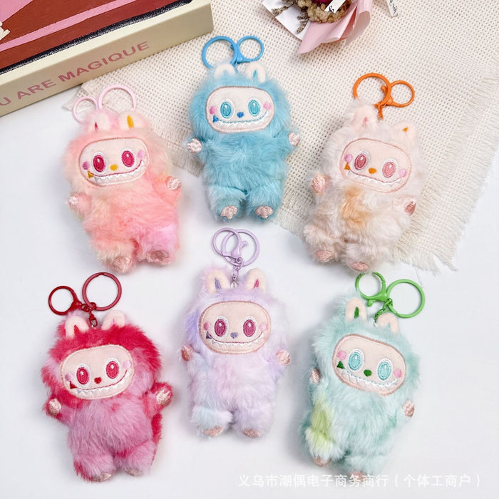 Wholesale Squeaky Plush Doll  Pendant Doll Keychain Girl Cartoon
