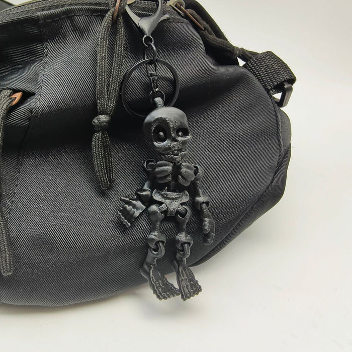 Wholesale 3D Printed  Skeleton Keychain Glow in Dark Bag Charm