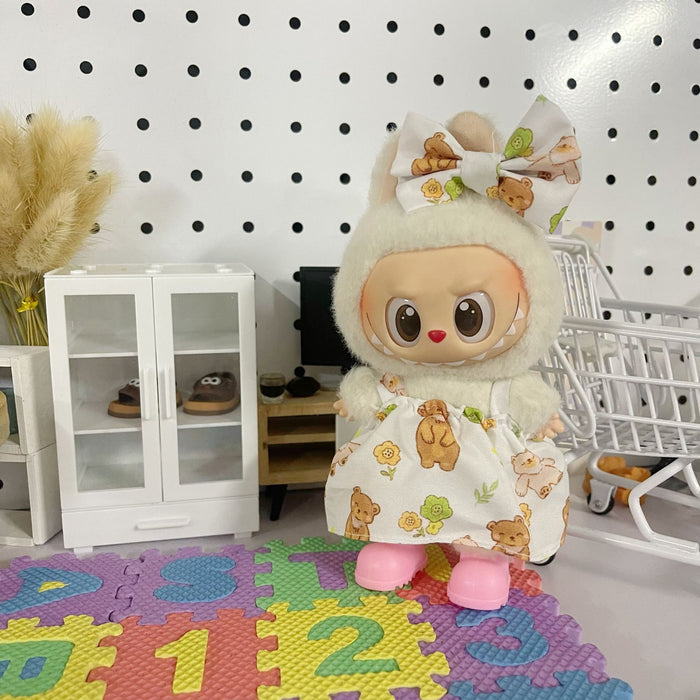 Wholesale  Wearable Baby Clothes Vinyl Doll Cute Suit Skirt Clothes