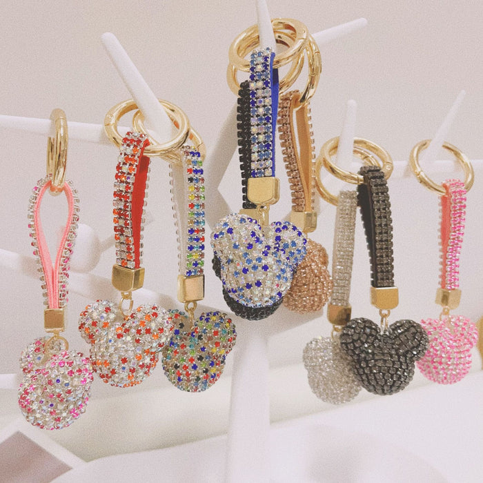 Wholesale Colored Diamond Keychains JDC-KC-LiDu001